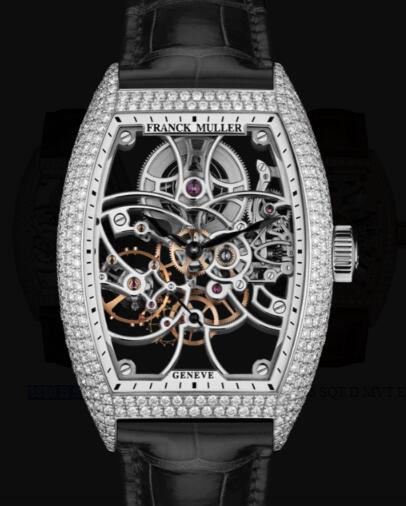 Franck Muller Cintree Curvex Men Skeleton Replica Watch for Sale Cheap Price 8880 B S6 SQT D